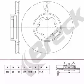 Тормозной диск BRECK купить
